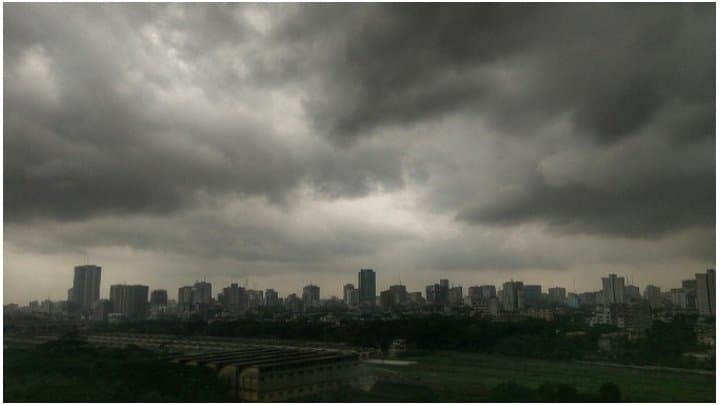 Thunderstorm forecast in kolkata south bengal