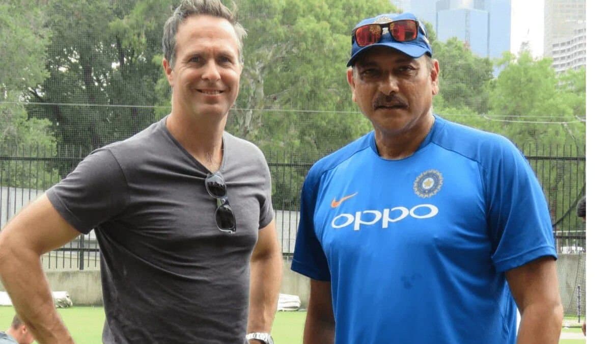 T20 World Cup: কখনও বিশ্বকাপ হাতে ধরেছে? মাইকেল ভনকে একহাত শাস্ত্রীর