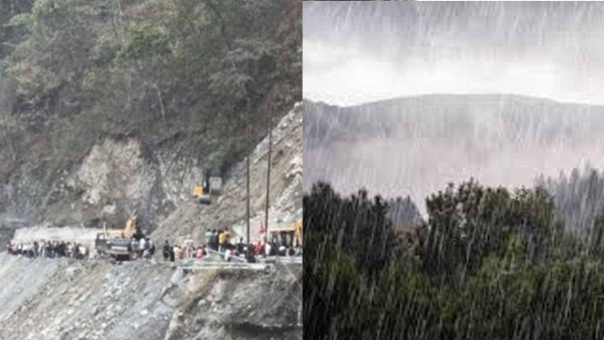 due to heavy rain landslide in in many parts of north bengal gnr
