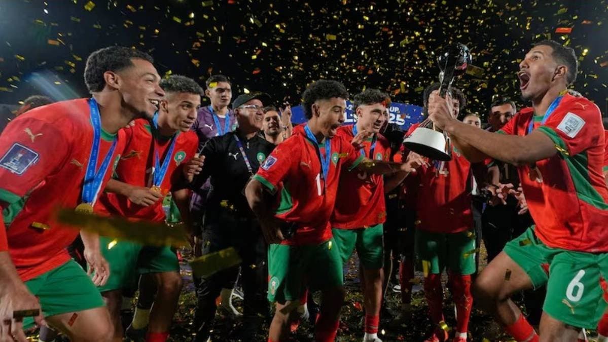 Argentina U20 national team lost to Morocco in the World Cup final 