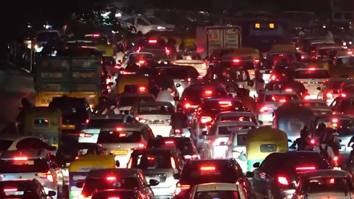 Delhi roads choked Google Maps seems to have gone on red mode for the city here why