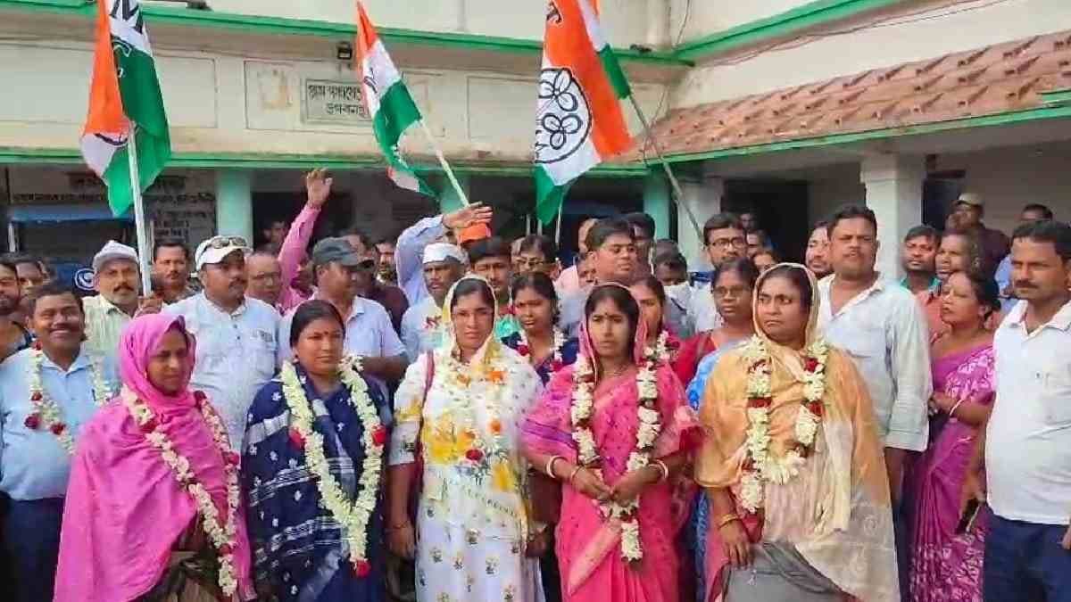 TMC Win in Bhagabanpur Panchayat Election