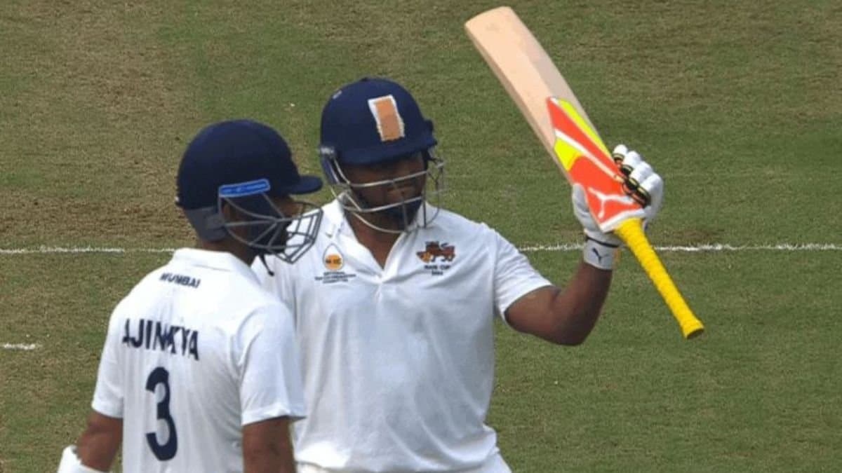 Sarfaraz Khan creates history by scoring double century spt