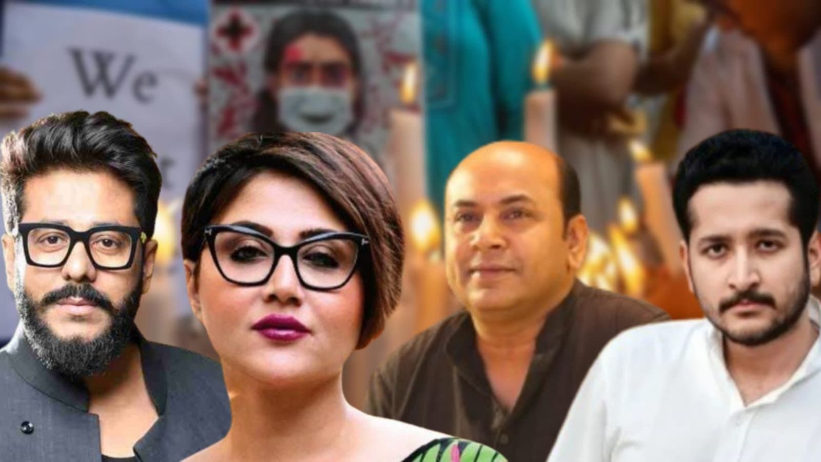 raj chakraborty, swastika mukherjee, parambrata chatterjee and entire tollywood industry protest against rg kar case 