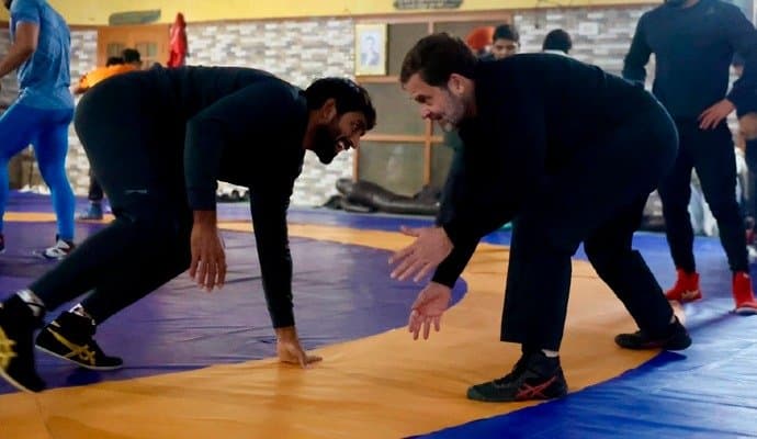 Rahul Gandhi Meets Protesting Wrestlers