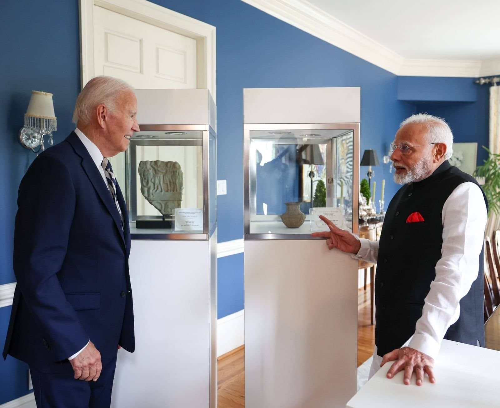 PM Modi and  Biden firm up drone deal and setting up of semiconductor plant in India
