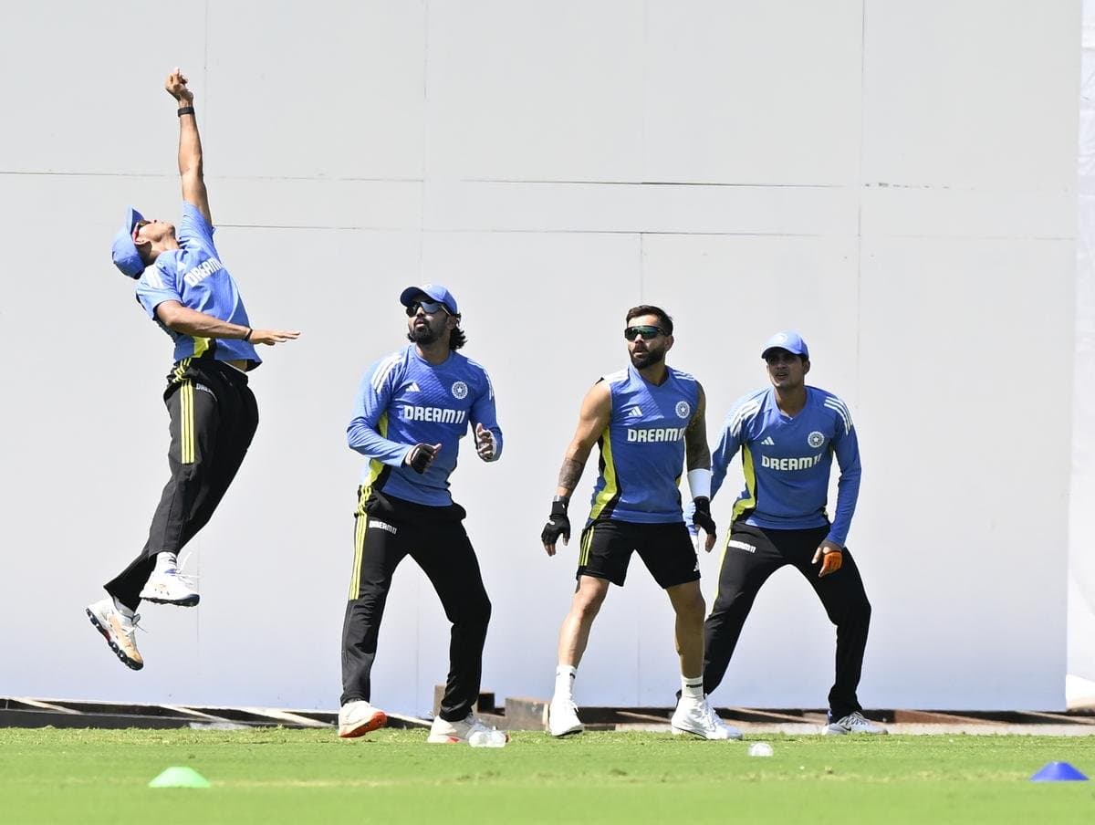 Rohit Sharma And Co Sweat It Out In Third Training Session In Chennai spt