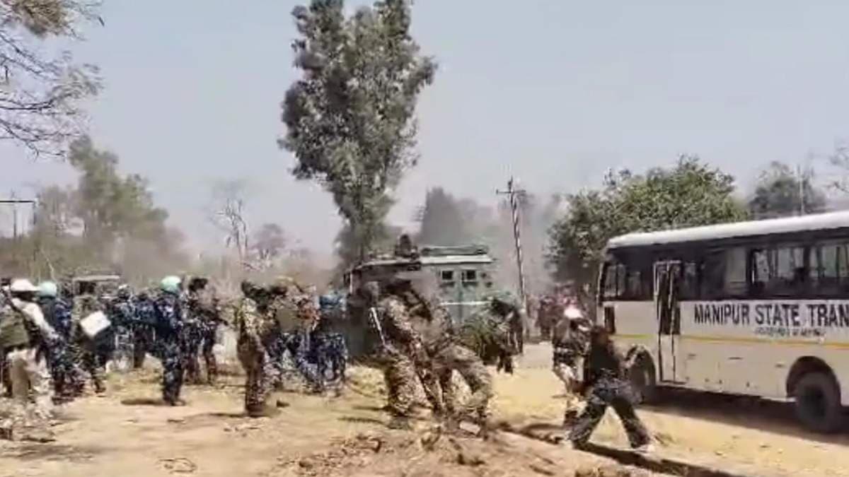 clashes broke out between kuki and security forces