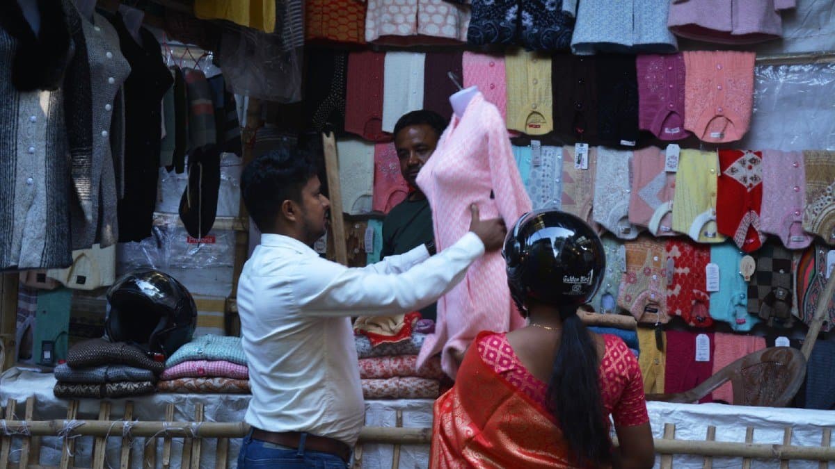 Siliguri bhutia market is abound in Delhi and Haryana based woollen garments gnr