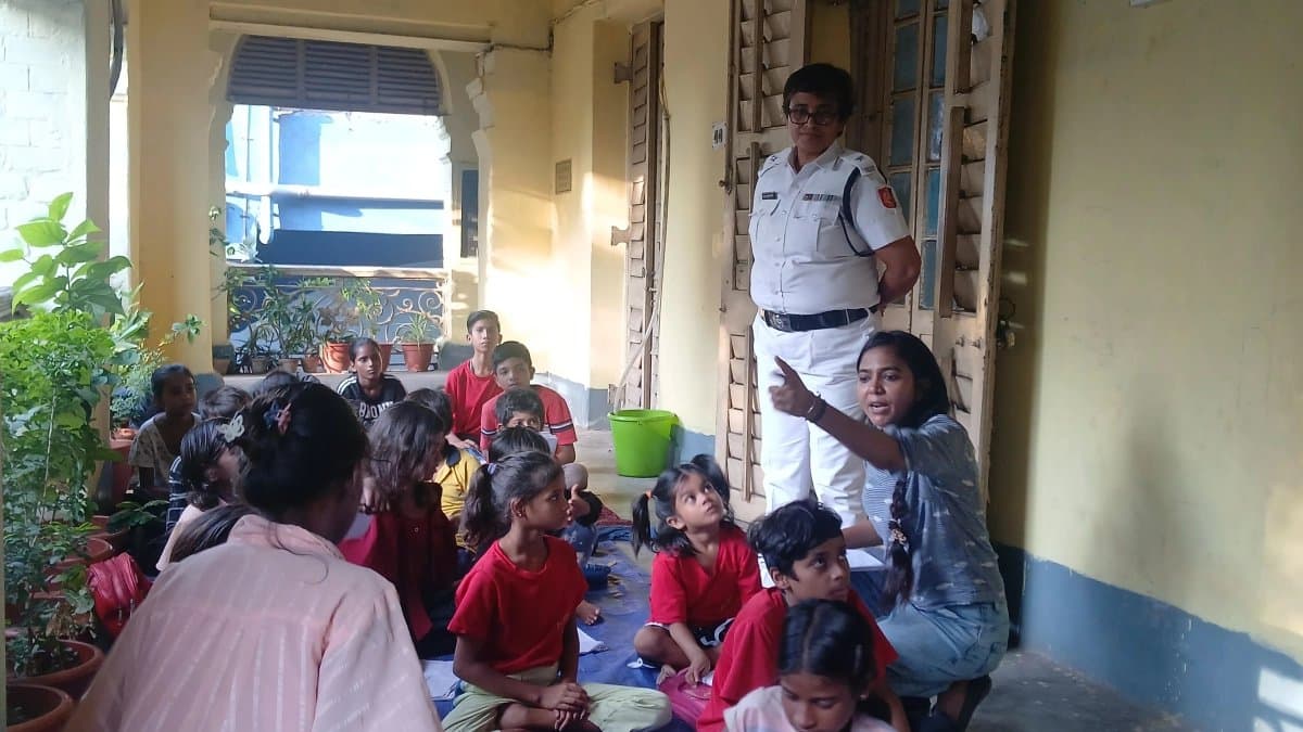 Howrah City Police arranged education for the destitute children