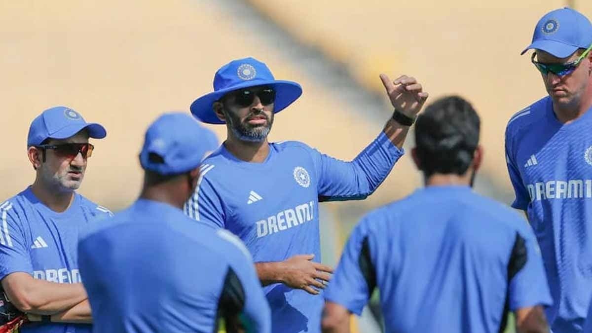 New bowling coach joins team India practice ahead of first test against Bangladesh spt