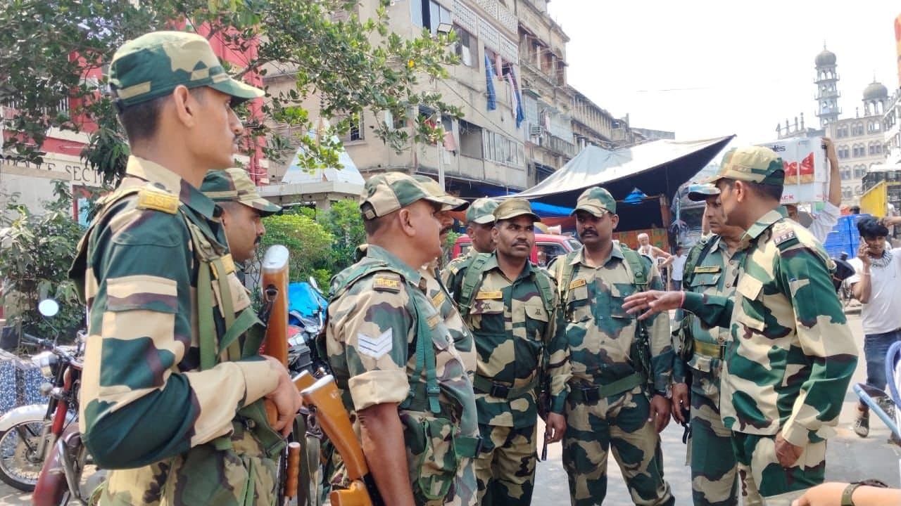 Central force in kolkata before loksabha election