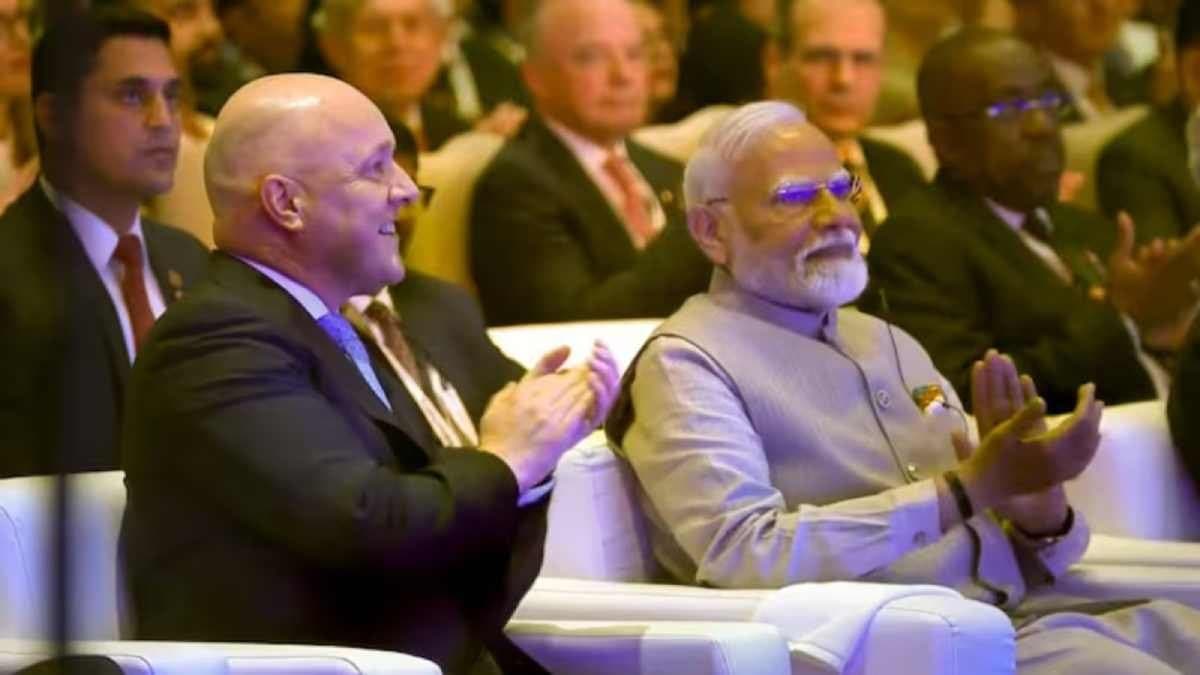 Prime Minister Narendra Modi bursts into laughter as NZ PM Christopher Luxon cracks joke on India beating New Zealand in Champions Trophy 2025