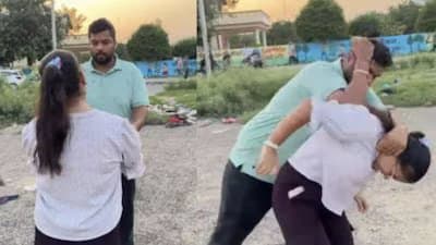 Girl Calls Man Brother After Escaping Accident He Instantly Beats Her Up