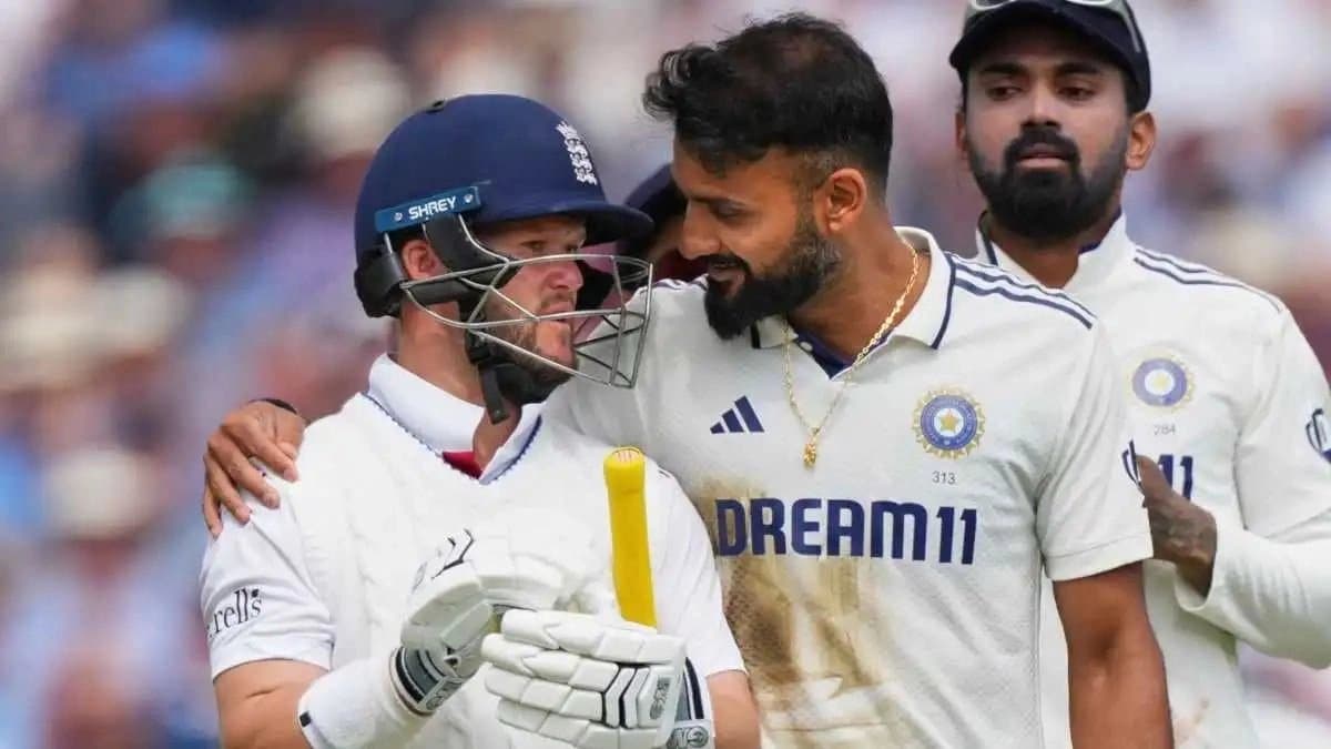 Former Australian cricketer  Ricky Ponting says he would have reacted differently to Akash Deep putting his arm around him 