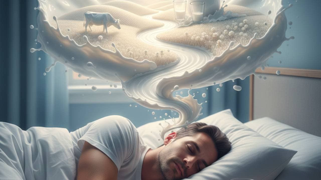 dream of bathing in milk denotes pleasures and companionships