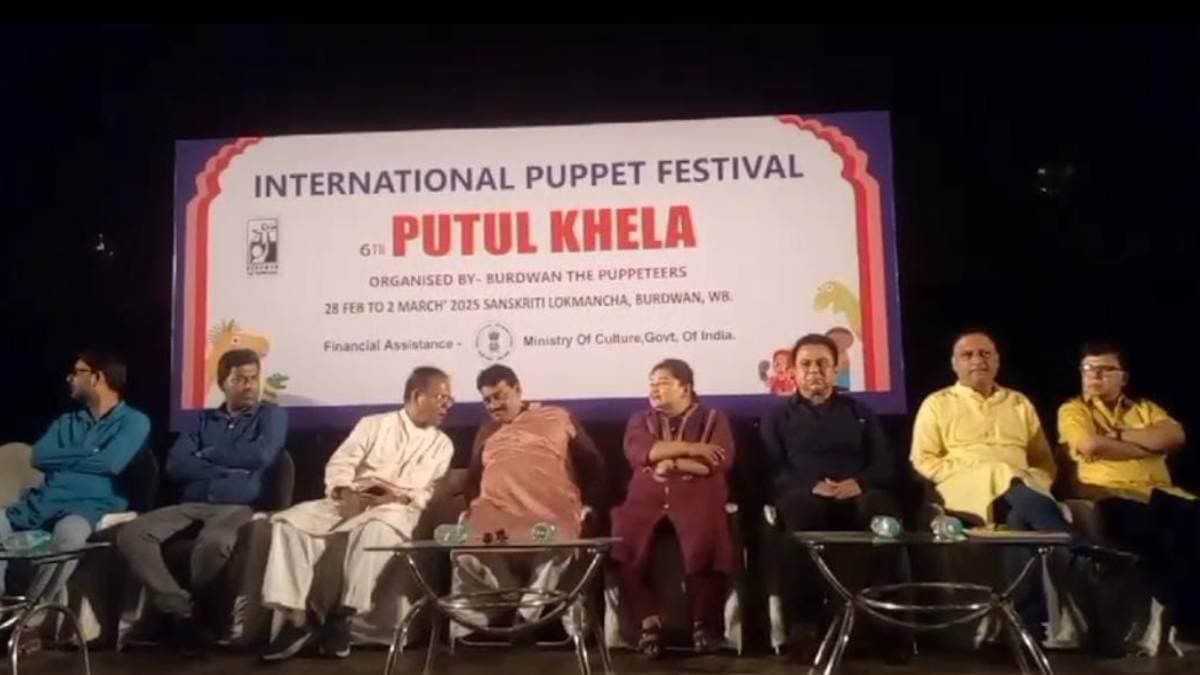 International puppet theatre starts in Burdwan