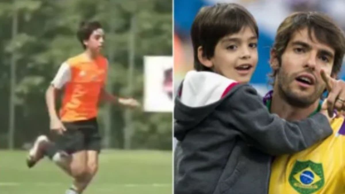 Brazilian legend Kaka’s son turns heads with uncanny resemblance spt 