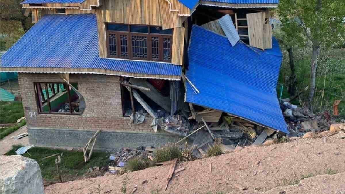 Houses of Terrorists Across Jammu and Kashmir Razed Days After Pahalgam Attack
