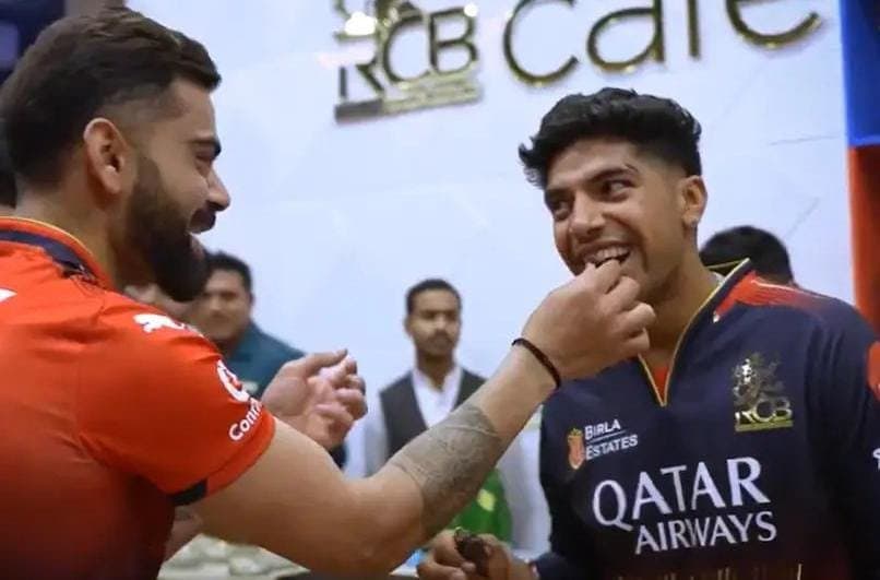 RCB youngster startled Virat Kohli once again with his antics