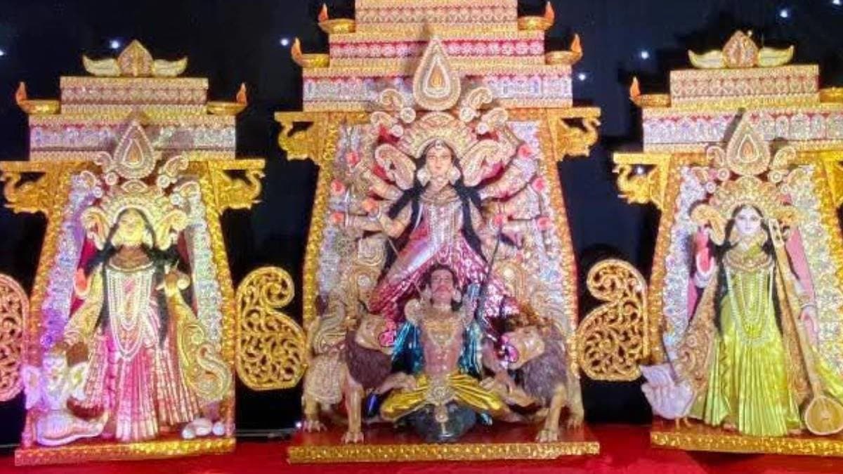 Camdene durgapuja theme is maa
