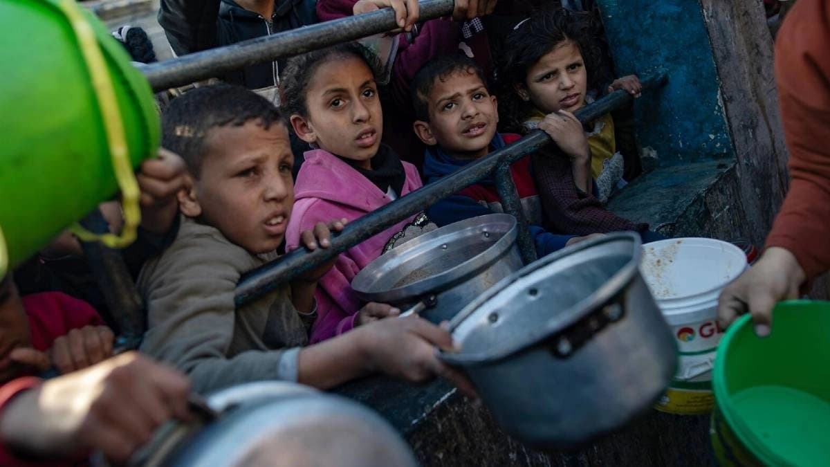 More than 20000 children died and 12 lakhs deprived of food in gaza genocide