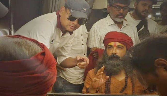 Superstar Prosenjit Chatterjee, essaying the role of iconic Bhabani Pathak