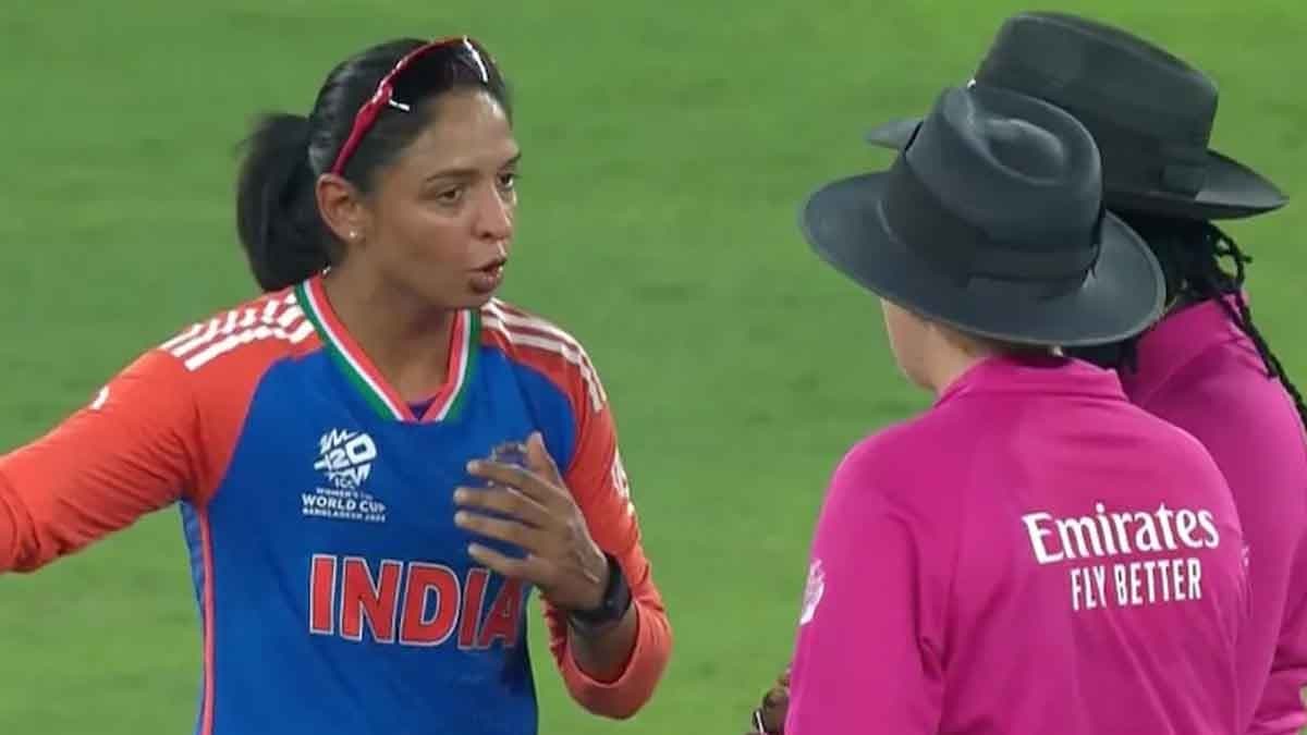 Harmanpreet Kaur Left Fuming As Run Out Controversy spt