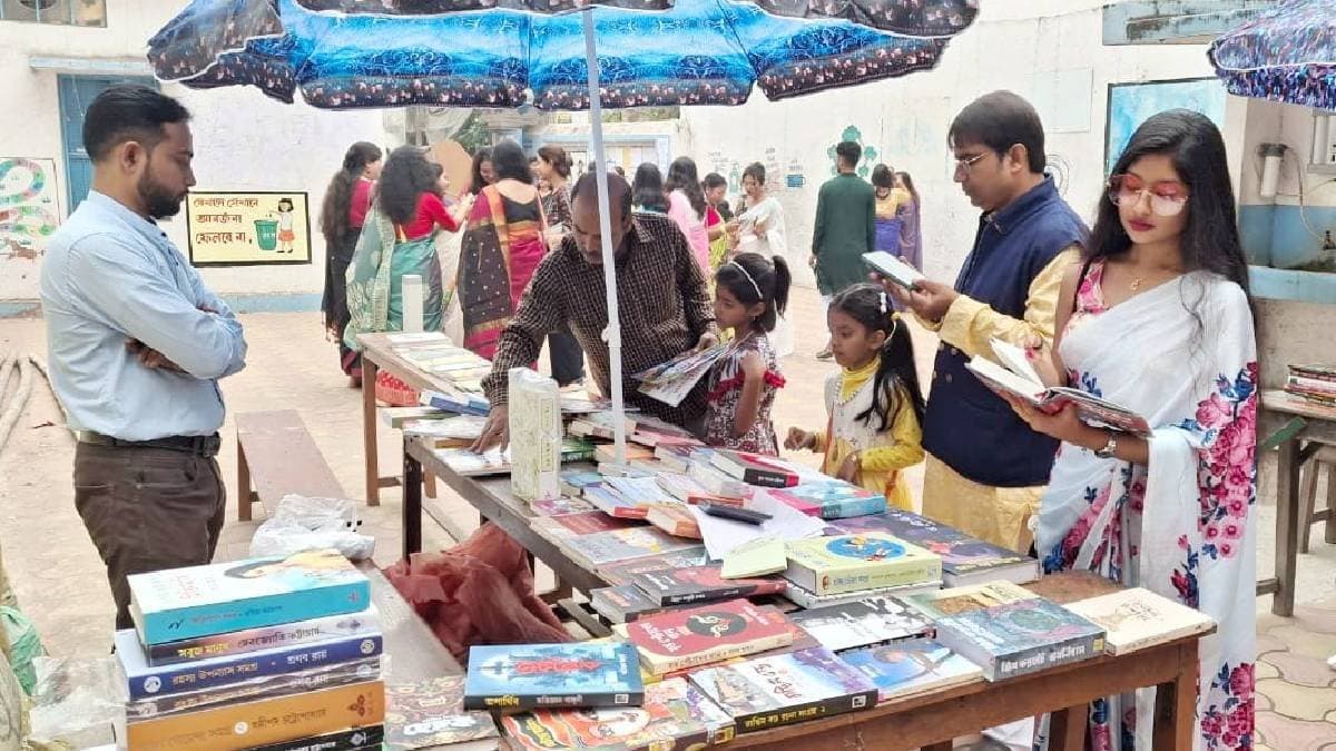 Saraswati Puja Celebrates Environmental Awareness in this school of hooghly gnr