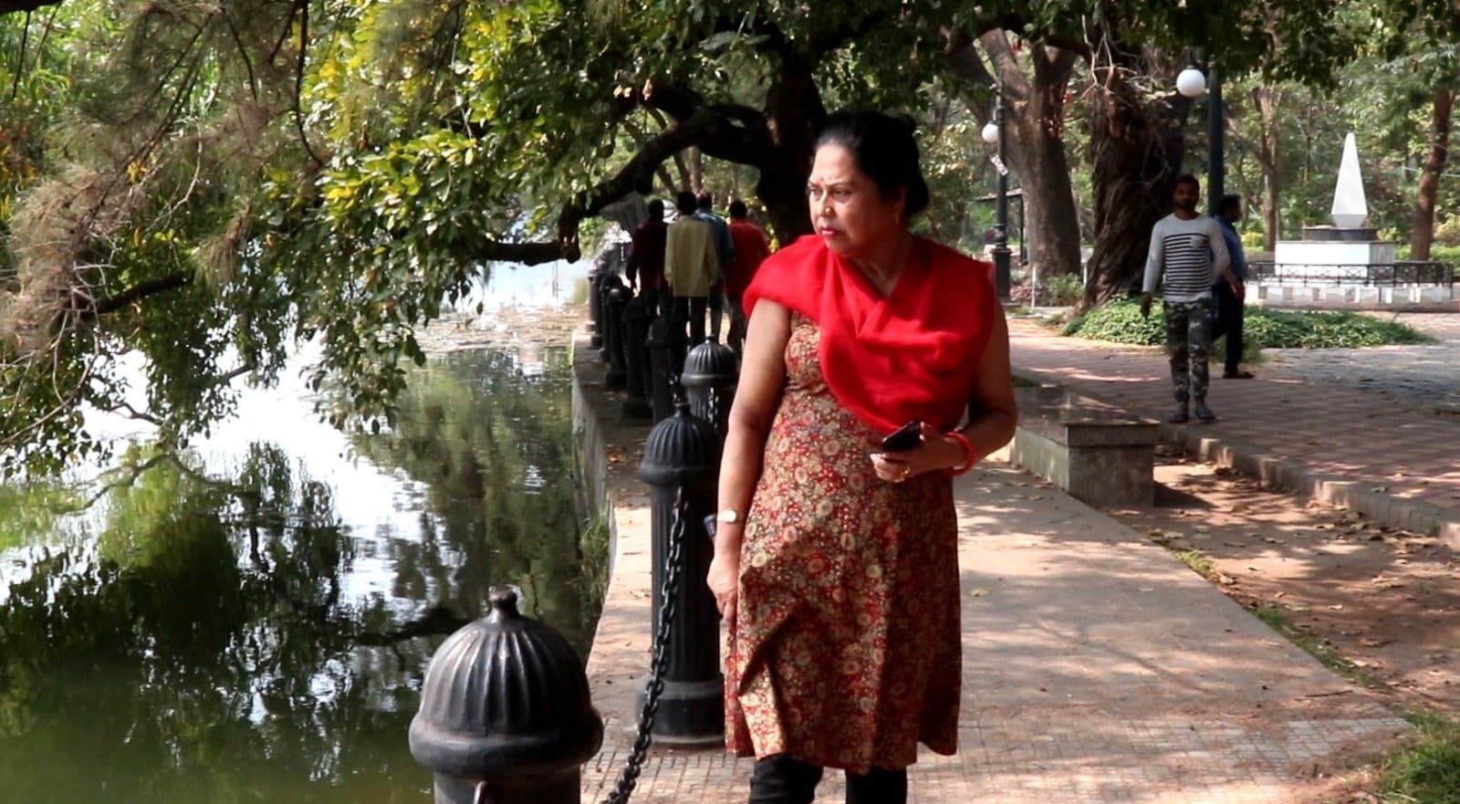 Sumita has been working to keep the lake pollution-free