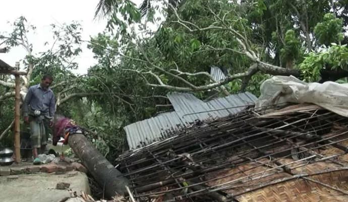 storm hits mathurapur amidst heatwave