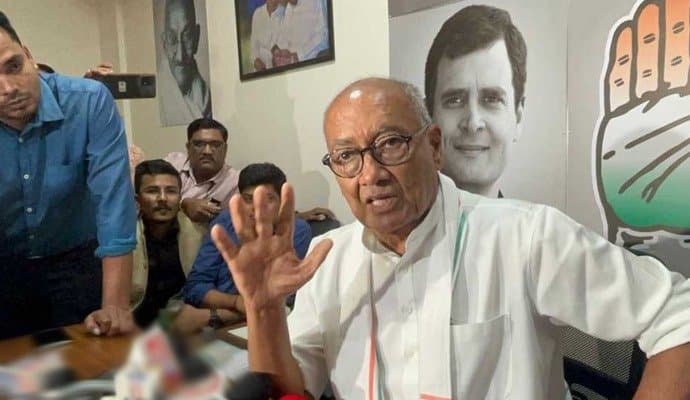 Digvijaya Singh Questions Voting Machines