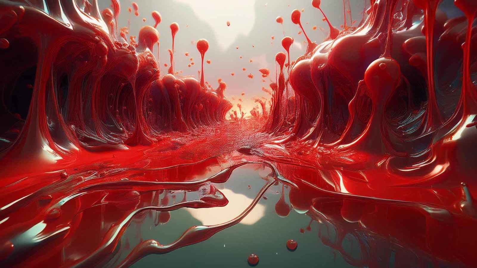 Blood Like Liquid Floods Streets In Hyderabad, Sparks Panic gnr 