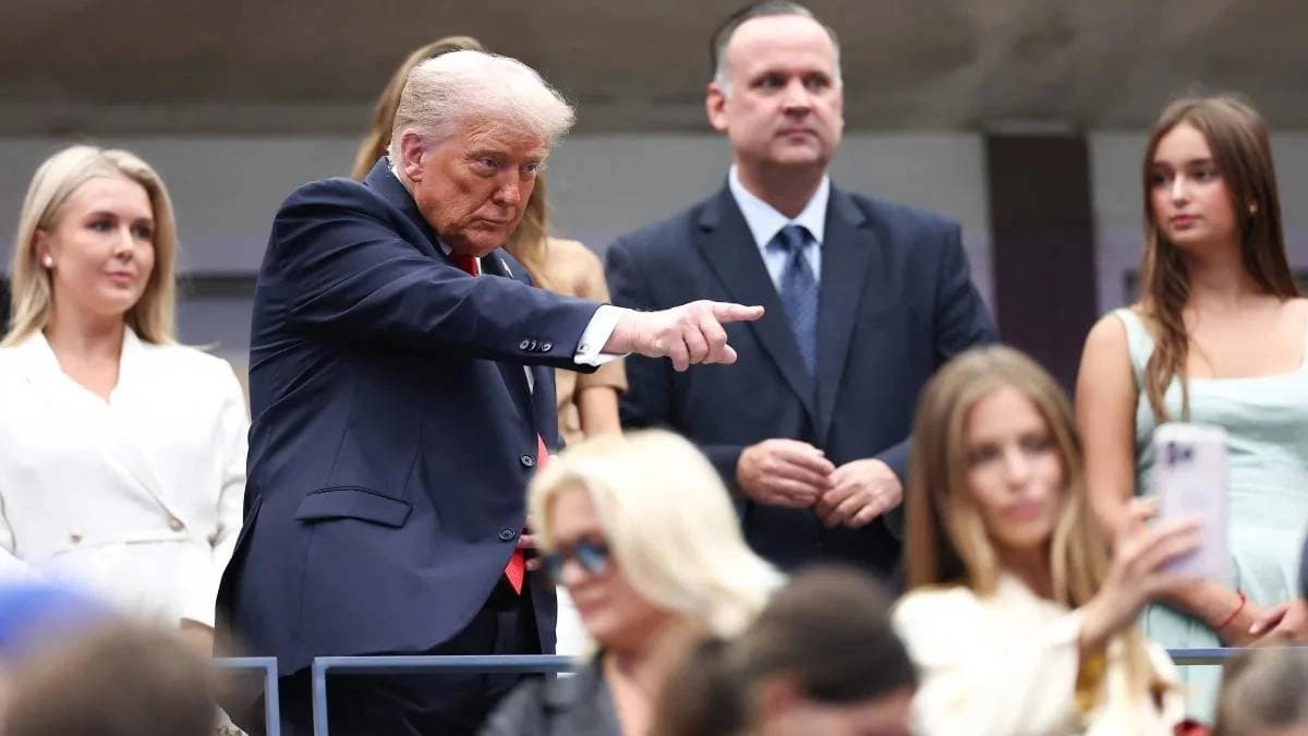 Donald trump booed at US Open final 