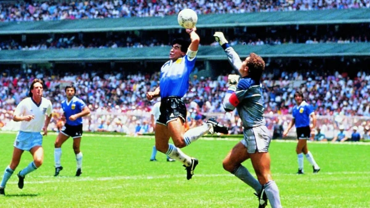 The shirt worn by England goalkeeper Peter Shilton in the 'Hand of God' World Cup quarter-final against Argentina is to be auctioned