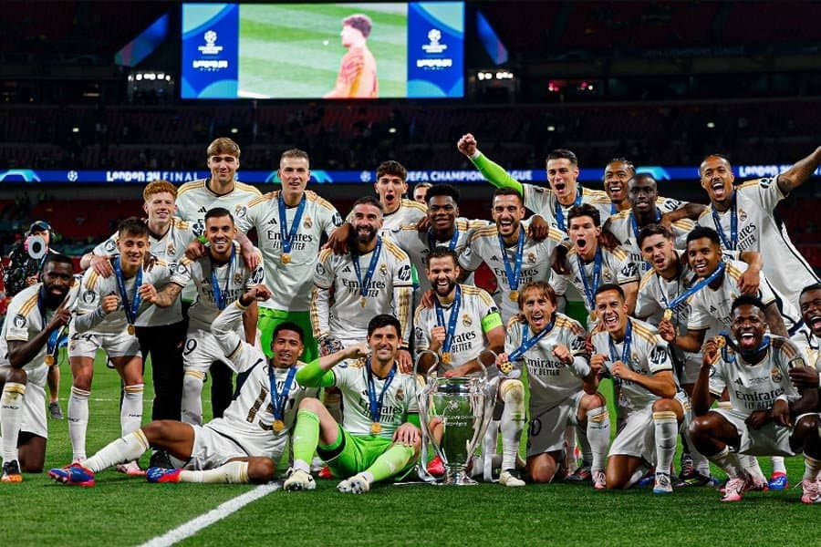 Real Madrid wins champions league by beating borussia Dortmund