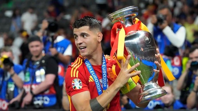 Alvero Morata leaves atletico madrid for ac milan spt