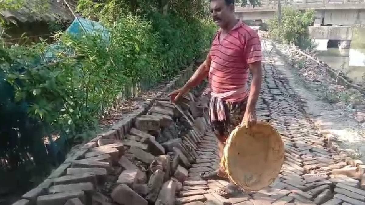Collapsed Gomati River Embankment Leaves Hingalganj Residents Struggling gnr