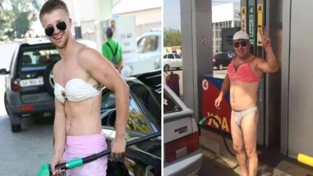 Viral News: Gas station offered free fuel for people in bikini
