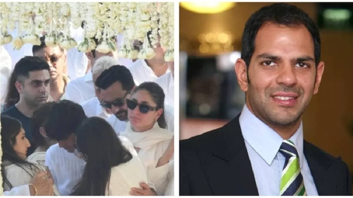 Kareena Kapoor and Saif Ali Khan Supports Karisma and Her Kids at Sunjay Kapur s Funeral