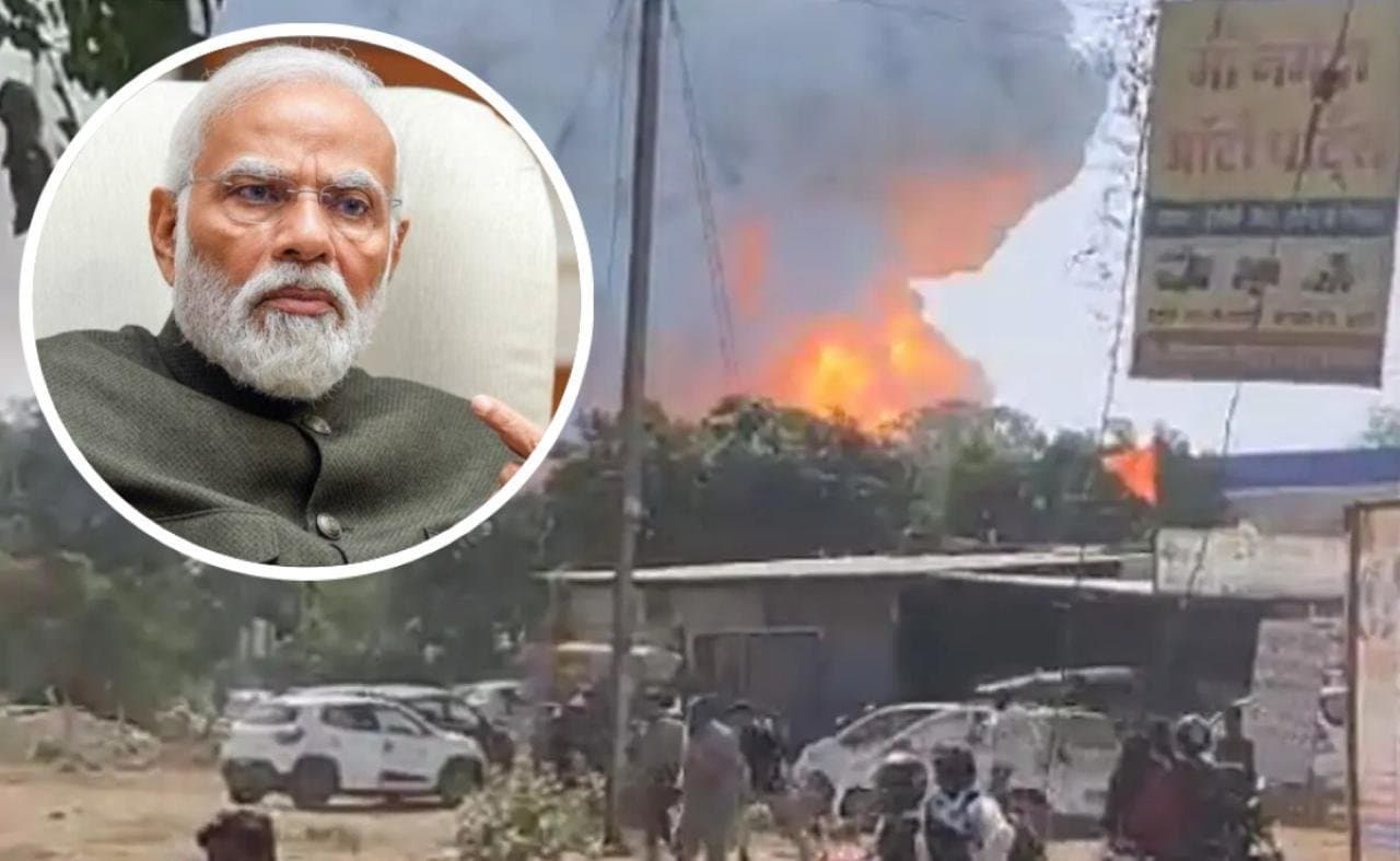 PM Modi On Madhya Pradesh Crackers Factory Fire
