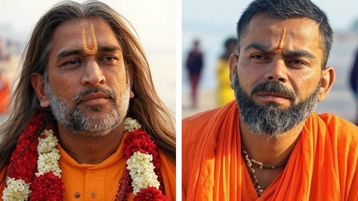 AI-generated pictures of Virat Kohli and other Indian cricketers at the Maha Kumbh Mela had gone viral gnr