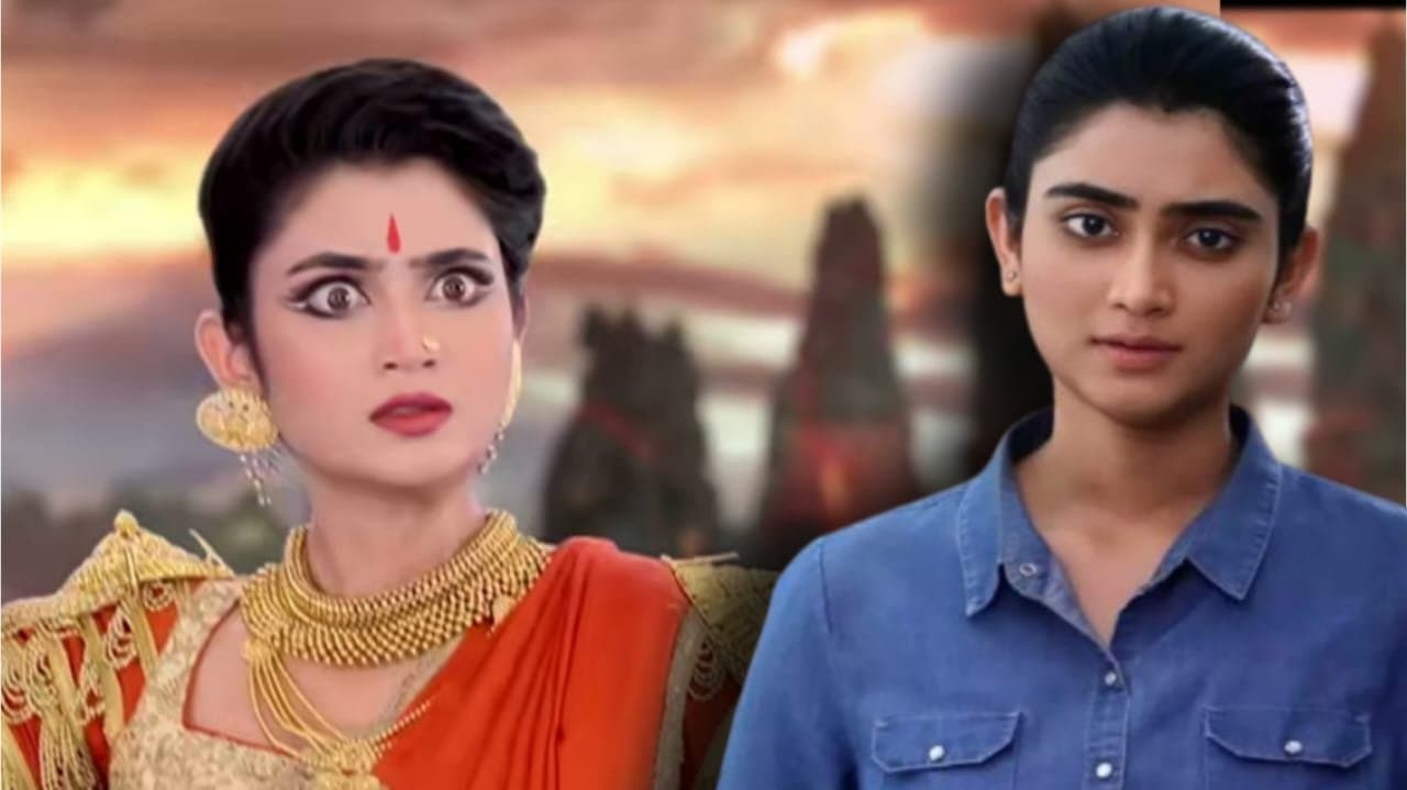 jadadhatri aka ankita mallick playing a role of durga on Zee bangla mahalaya ent 