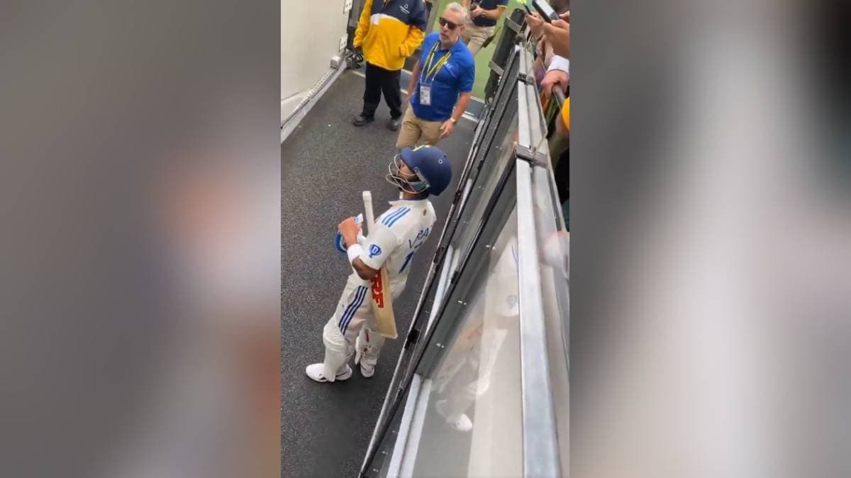 Virat Kohli almost gets into altercation with Australian fans mocking him after dismissal SPT