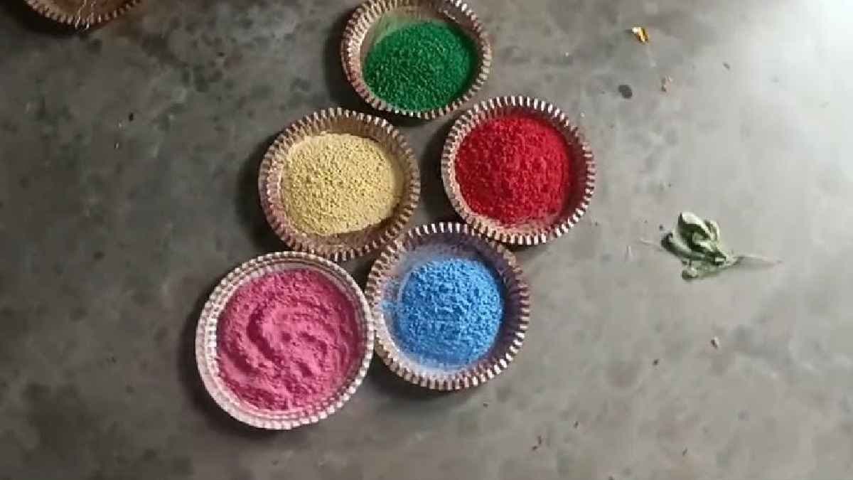Prior to Holi organic colour and coloured powder have a good demand