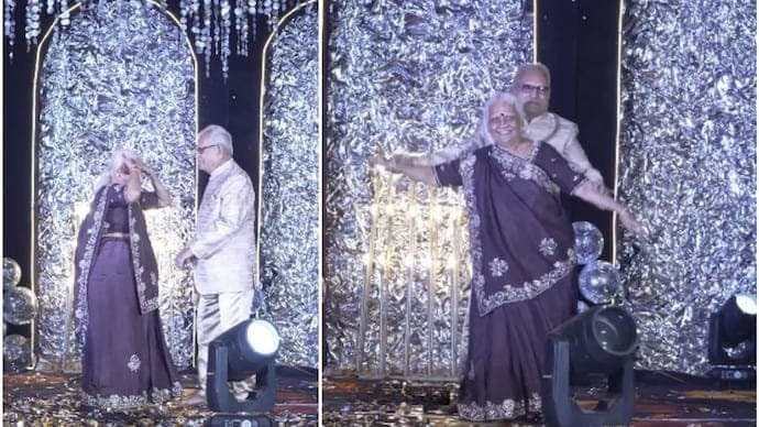 Elderly couples Angaaron dance gets millions attention on social media gnr 
