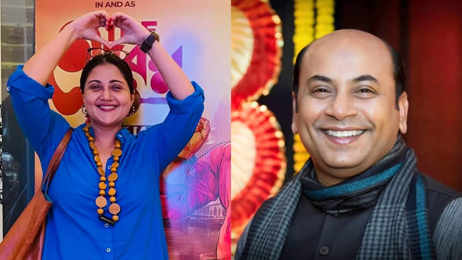 Swastika Mukherjee appreciate Anirban Chakraborti for The Eken Beneras e Bibhishika 