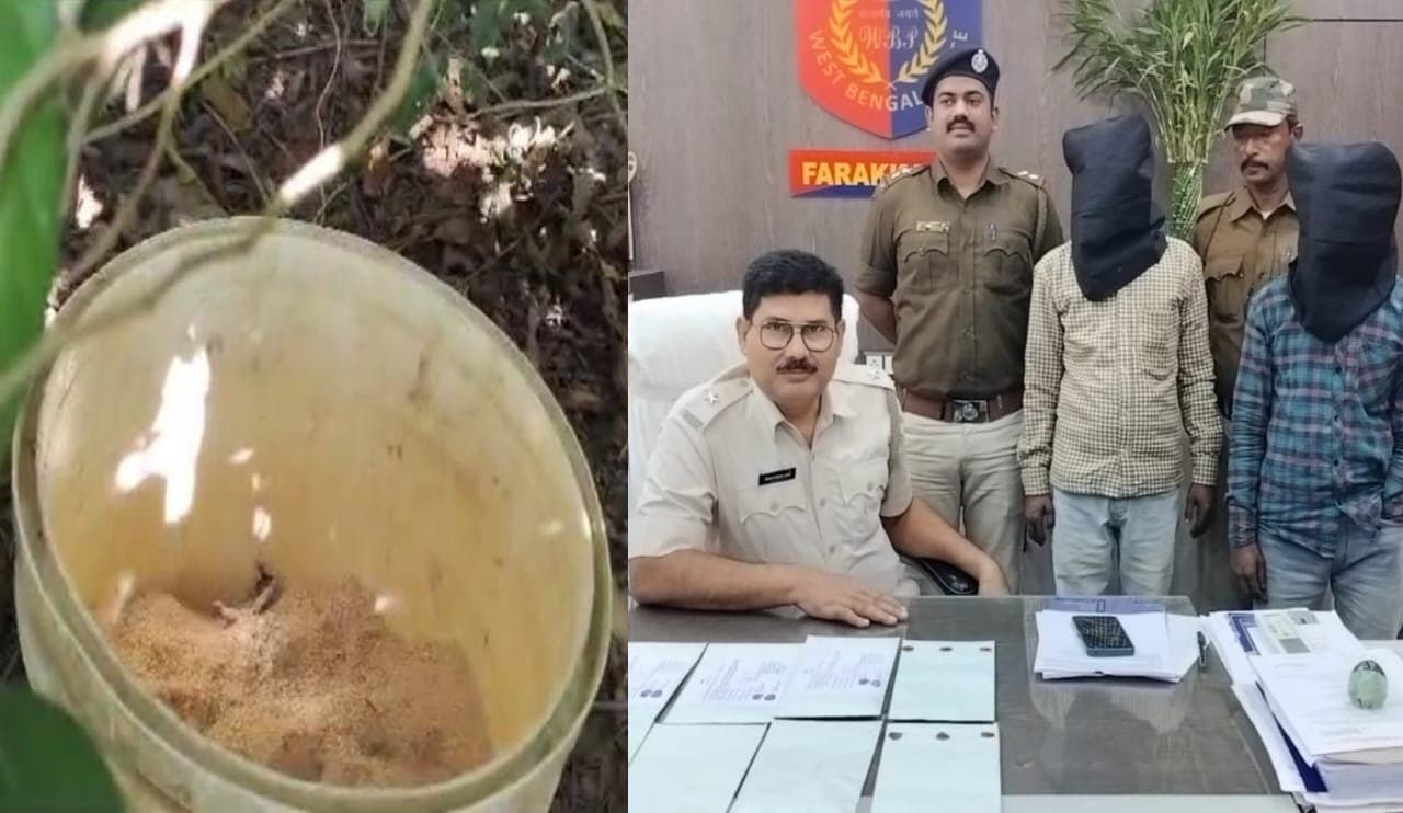 bombs, heroine rescued, three arrest