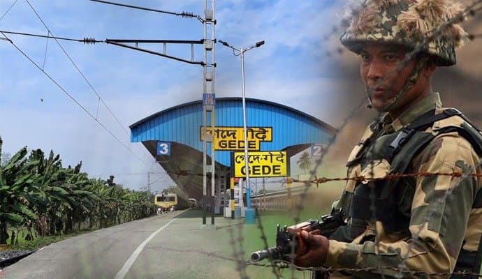 BSF arrested 4 smugglers from gede rail station