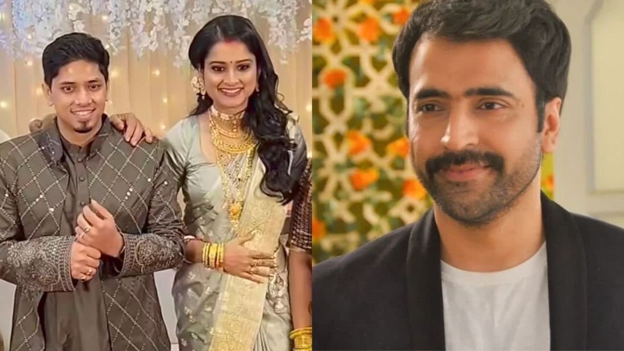 Abir Chatterjee wishes Kharaj Mukherjee son Bihu Mukherjee on his wedding 